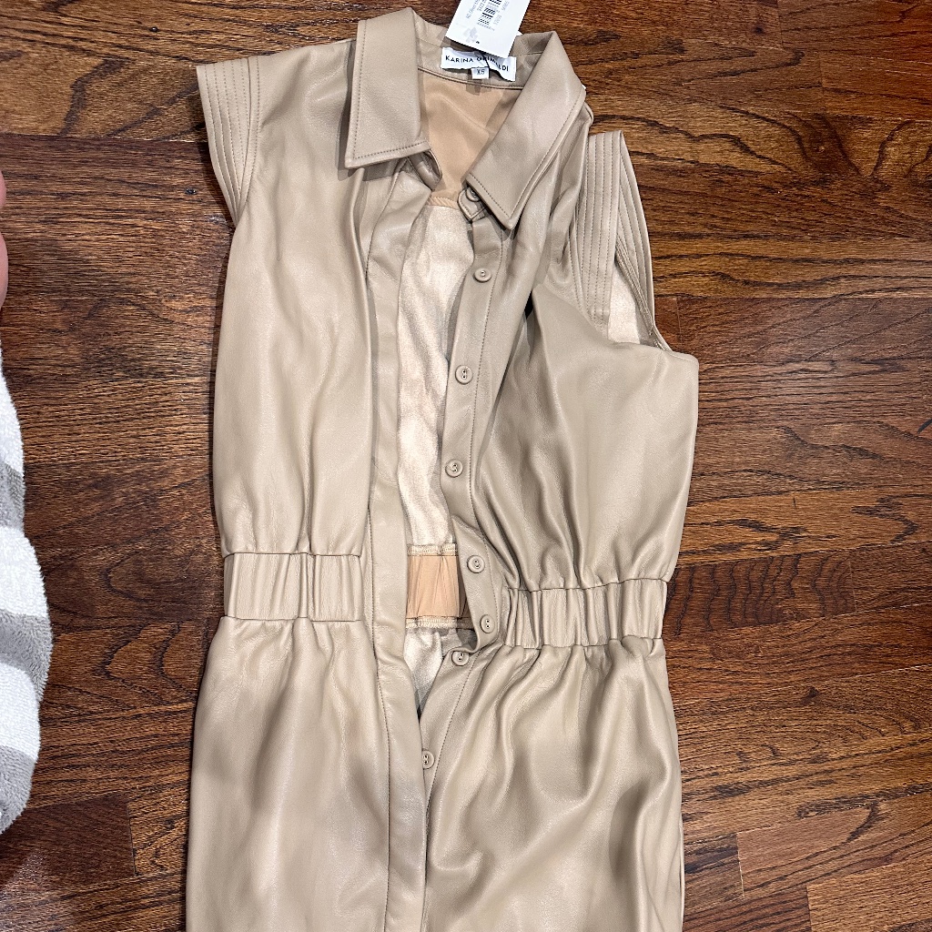 Karina Grimaldi Pleather Dress